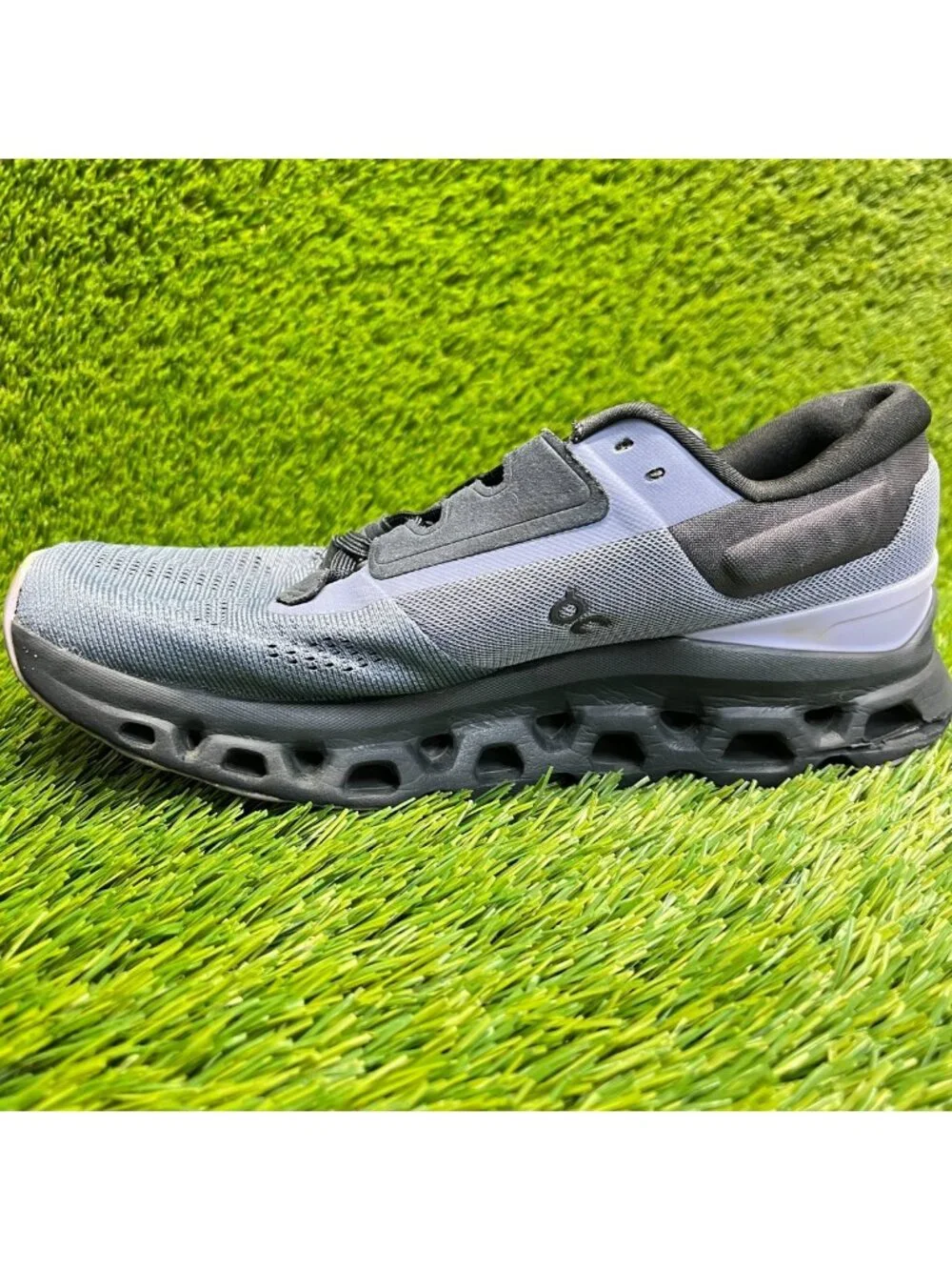 On Cloudstratus 3 Womens Size 7 Blue Black Athletic Running Shoes Sneakers